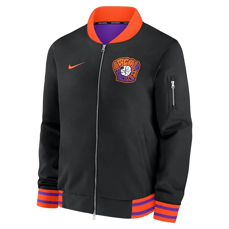 Nike San Francisco Giants 2025 City Connect Authentic Collection Full-Zip Bomber Jacket