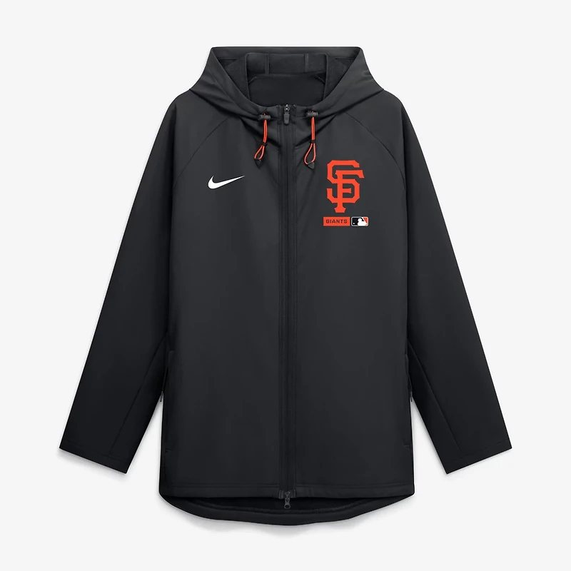 Nike San Francisco Giants Authentic Collection Raglan Therma-FIT Full-Zip Hooded Jacket