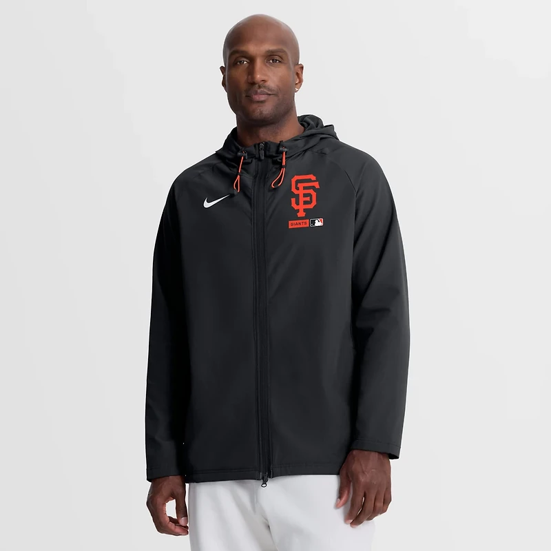 Nike San Francisco Giants Authentic Collection Raglan Therma-FIT Full-Zip Hooded Jacket