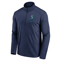 Nike Seattle Mariners Franchise Logo Pacer Performance Half-Zip Top