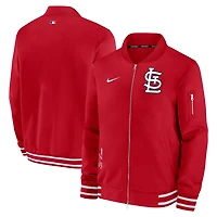 Nike St Louis Cardinals Authentic Collection Full-Zip Bomber Jacket