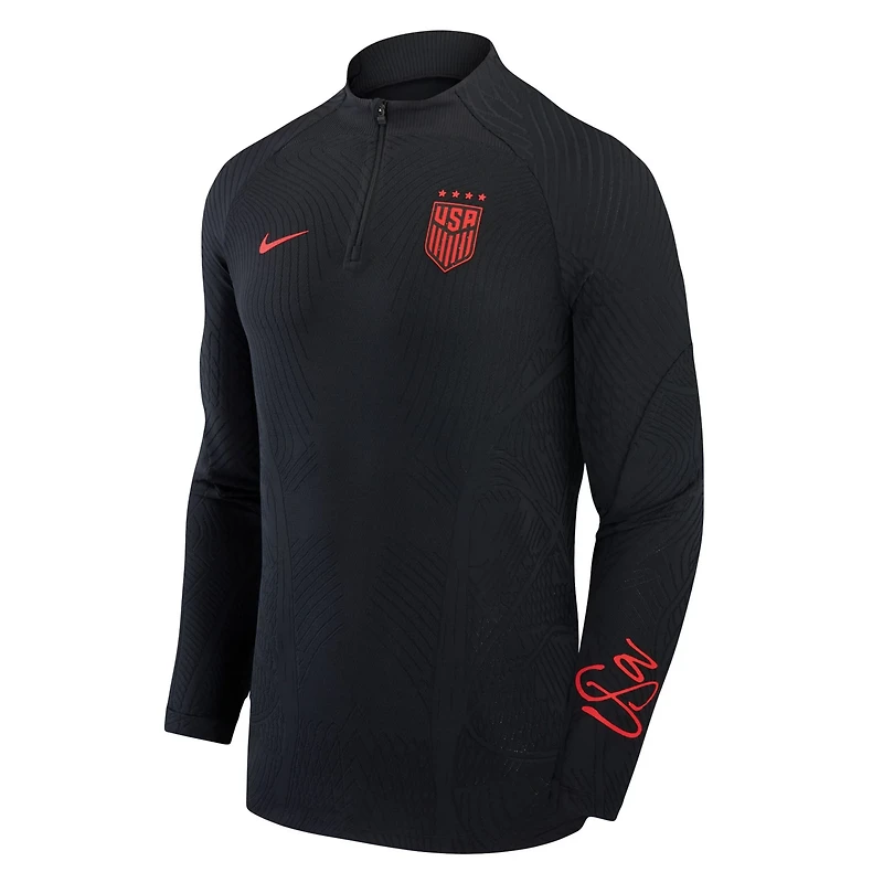 Nike USWNT 2023 Strike Drill Performance Quarter-Zip Long Sleeve Top