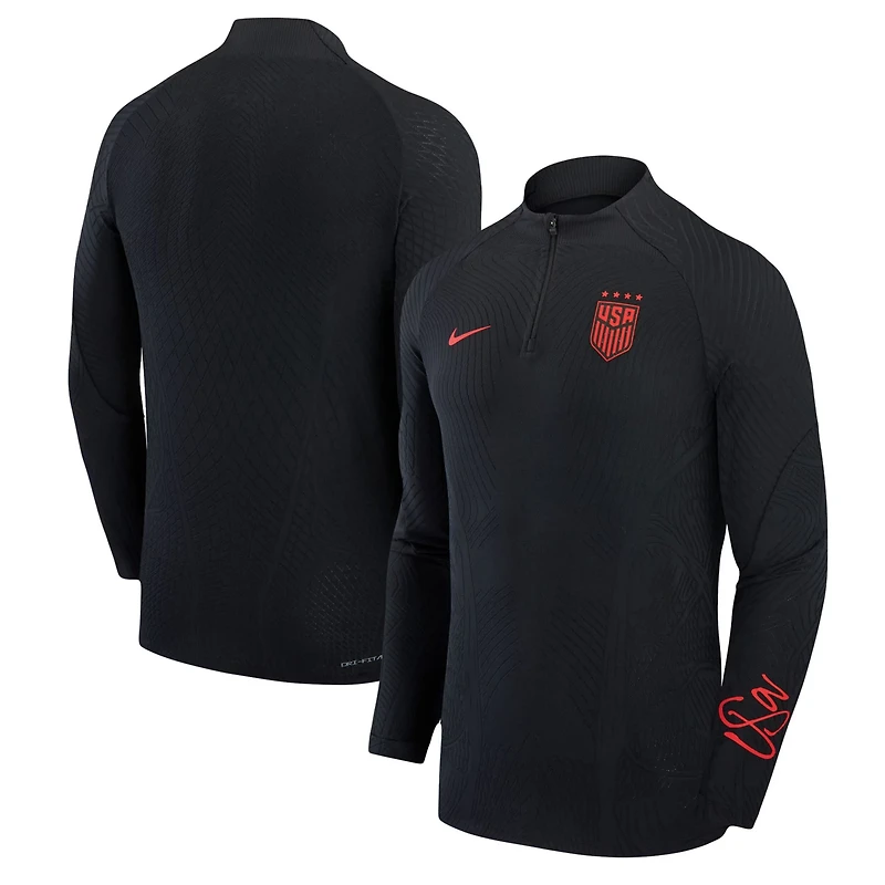Nike USWNT 2023 Strike Drill Performance Quarter-Zip Long Sleeve Top