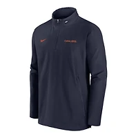 Nike Virginia Cavaliers 2024 Sideline Coach Quarter-Zip Hoodie Jacket