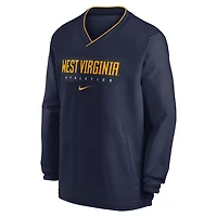 Nike West Virginia Mountaineers 2024 Sideline Pullover Windshirt