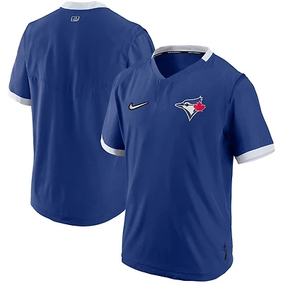 Nike /White Toronto Blue Jays Authentic Collection Short Sleeve Hot Pullover Jacket