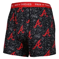 Pair of Thieves Atlanta Braves Super Fit 2-Pack Boxer Briefs Set