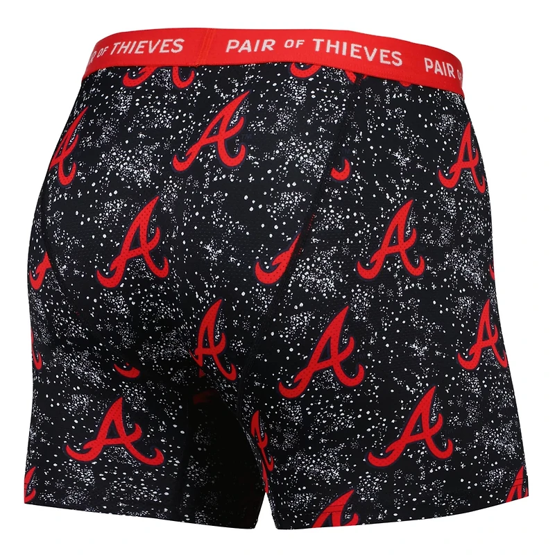 Pair of Thieves Atlanta Braves Super Fit 2-Pack Boxer Briefs Set