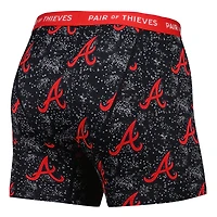 Pair of Thieves Atlanta Braves Super Fit 2-Pack Boxer Briefs Set