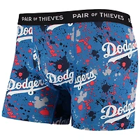 Pair of Thieves Black Los Angeles Dodgers Super Fit 2-Pack Boxer Briefs Set