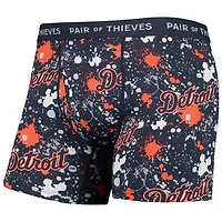 Pair of Thieves Navy Detroit Tigers Super Fit 2-Pack Boxer Briefs Set