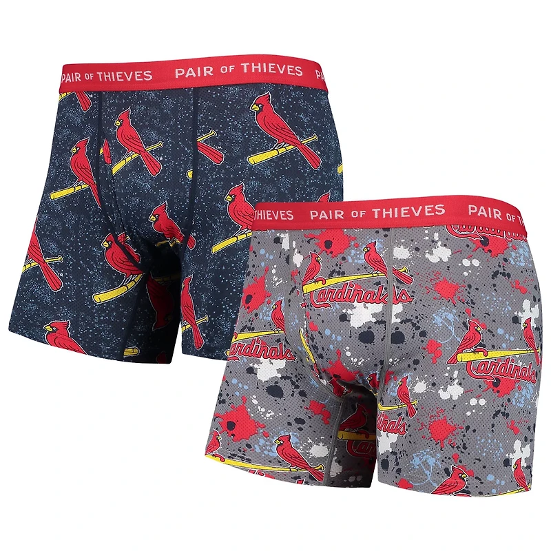Pair of Thieves St Louis Cardinals Super Fit 2-Pack Boxer Briefs Set