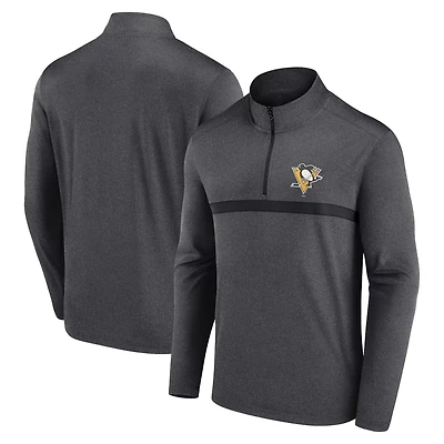 Pittsburgh Penguins Head-to-Head Raglan Quarter-Zip Top