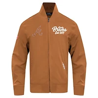 Pro Standard Atlanta Braves Paint The City Twill Full-Zip Jacket