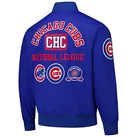 Pro Standard Chicago Cubs Area Code Twill Full-Zip Jacket