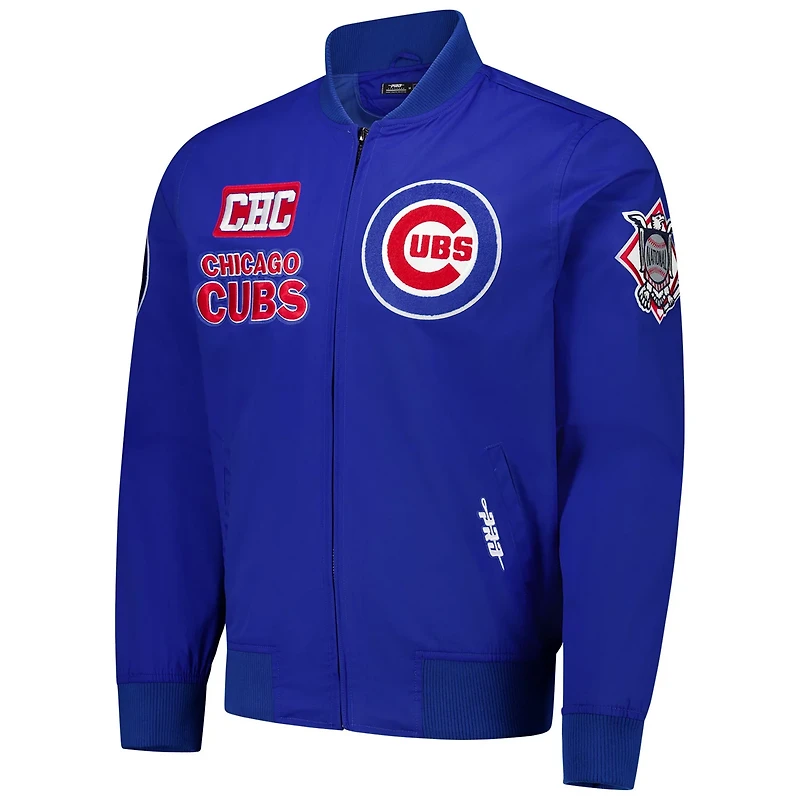 Pro Standard Chicago Cubs Area Code Twill Full-Zip Jacket