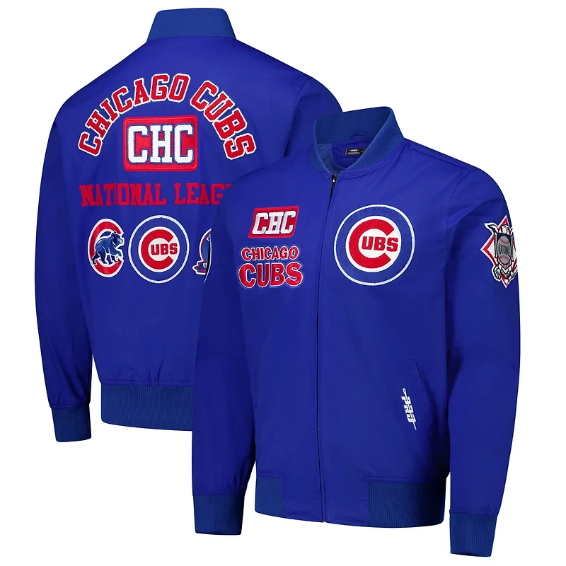 Pro Standard Chicago Cubs Area Code Twill Full-Zip Jacket