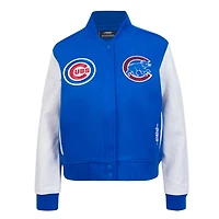 Pro Standard Chicago Cubs Game Day Classics Wool Full-Zip Varsity Jacket