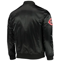 Pro Standard Cincinnati Reds Wordmark Satin Full-Snap Jacket