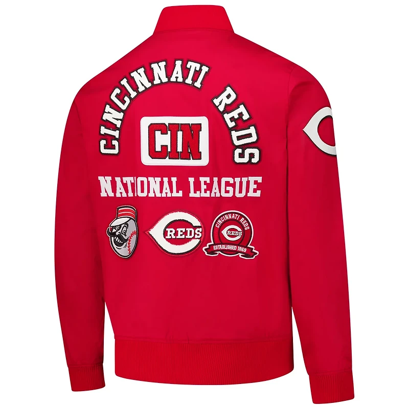 Pro Standard Cincinnati s Area Code Twill Full-Zip Jacket