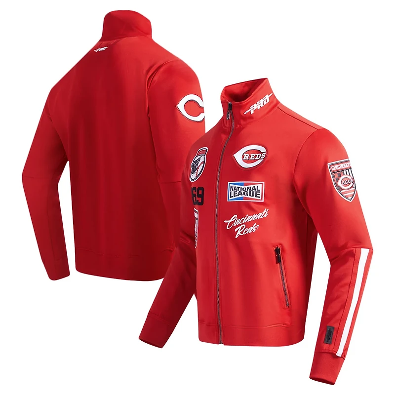 Pro Standard Cincinnati s Fast Lane Full-Zip Track Jacket