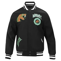 Pro Standard Florida AM Rattlers Crest Wool Full-Zip Jacket