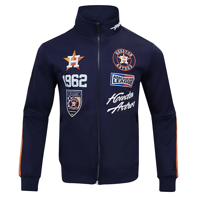 Pro Standard Houston Astros Fast Lane Full-Zip Track Jacket