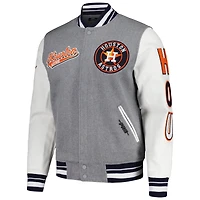 Pro Standard Houston Astros Script Tail Full-Zip Varity Jacket