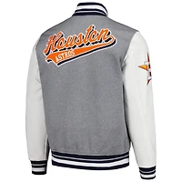 Pro Standard Houston Astros Script Tail Full-Zip Varity Jacket