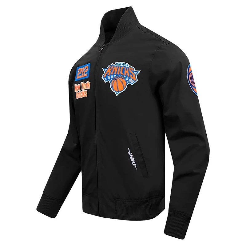 Pro Standard New York Knicks Area Code Twill Full-Zip Jacket