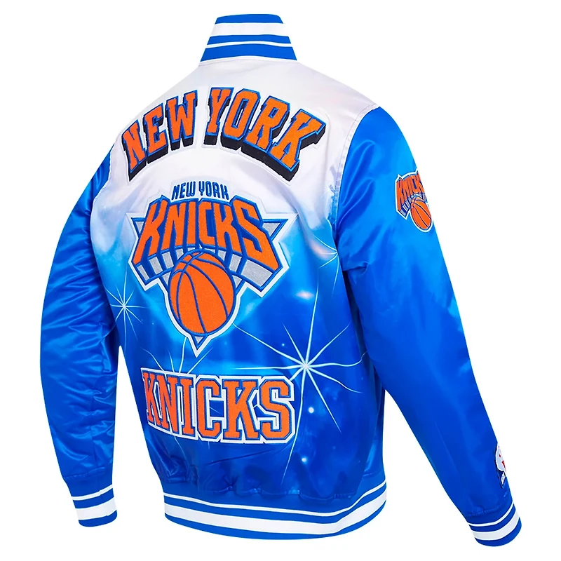 Pro Standard New York Knicks Sublimated Satin Full-Snap Jacket