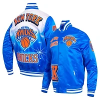 Pro Standard New York Knicks Sublimated Satin Full-Snap Jacket