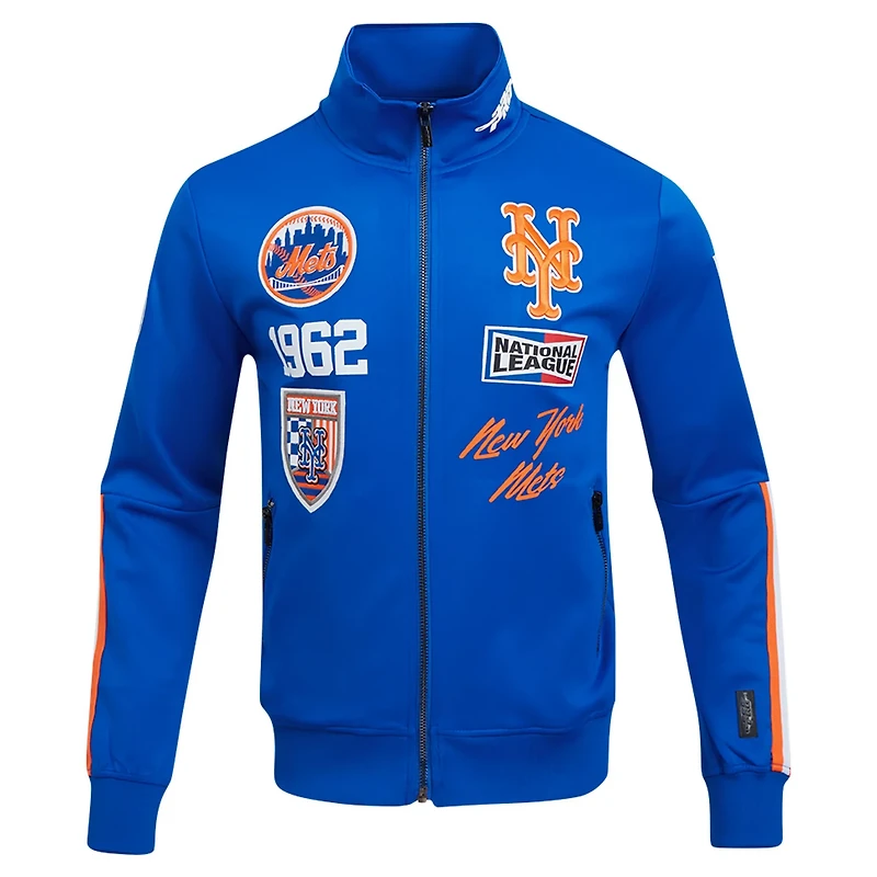 Pro Standard New York Mets Fast Lane Full-Zip Track Jacket
