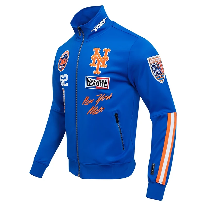 Pro Standard New York Mets Fast Lane Full-Zip Track Jacket
