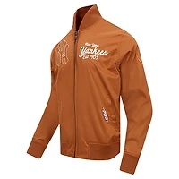 Pro Standard New York Yankees Paint The City Twill Full-Zip Jacket