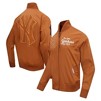 Pro Standard New York Yankees Paint The City Twill Full-Zip Jacket