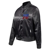 Pro Standard Philadelphia 76ers Jeweled Satin Full-Snap Jacket