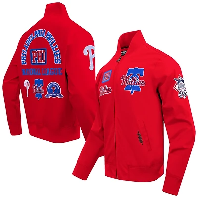 Pro Standard Philadelphia Phillies Area Code Twill Full-Zip Jacket