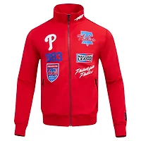 Pro Standard Philadelphia Phillies Fast Lane Full-Zip Track Jacket