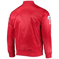 Pro Standard Philadelphia Phillies Wordmark Satin Full-Snap Jacket