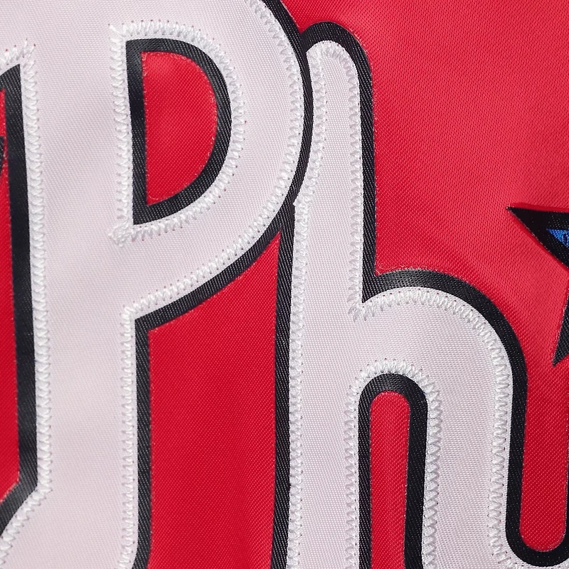 Pro Standard Philadelphia Phillies Wordmark Satin Full-Snap Jacket