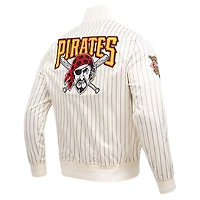 Pro Standard Pittsburgh Pirates Cooperstown Collection Pinstripe Retro Classic Satin Full-Snap Jacket