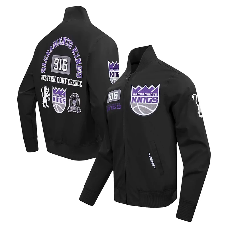 Pro Standard Sacramento Kings Area Code Twill Full-Zip Jacket