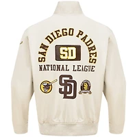 Pro Standard San Diego Padres Area Code Twill Full-Zip Jacket