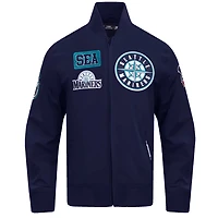 Pro Standard Seattle Mariners Area Code Twill Full-Zip Jacket