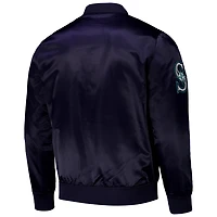 Pro Standard Seattle Mariners Wordmark Satin Full-Snap Jacket