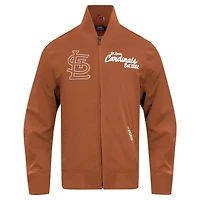 Pro Standard St Louis Cardinals Paint The City Twill Full-Zip Jacket