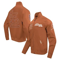 Pro Standard St Louis Cardinals Paint The City Twill Full-Zip Jacket