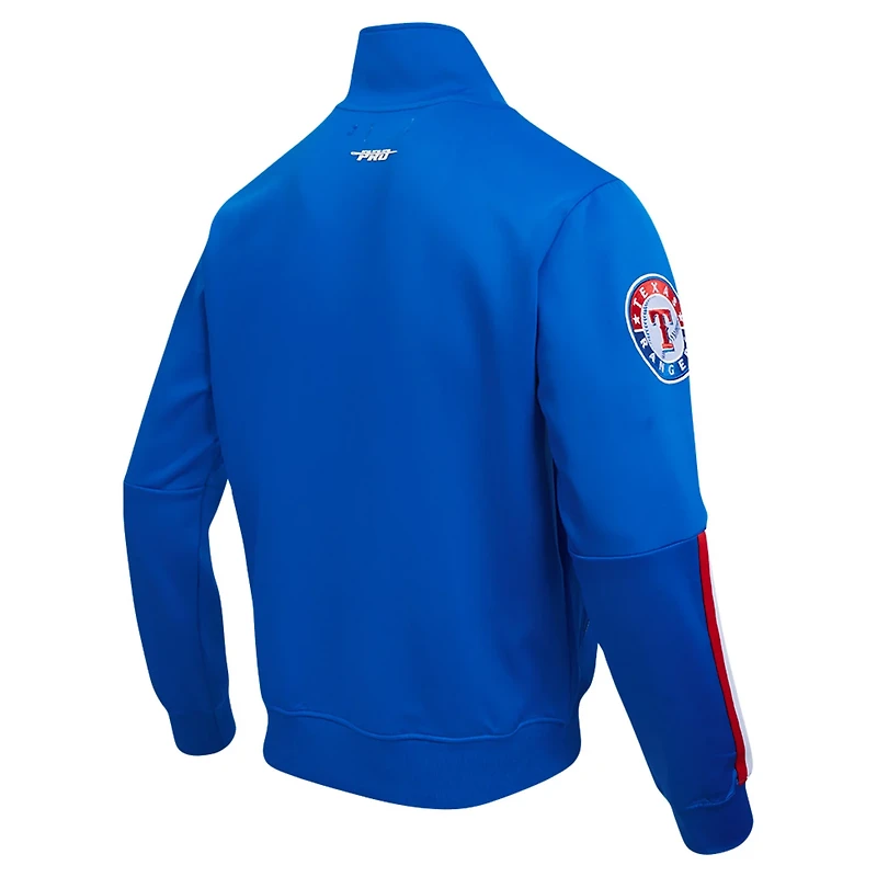 Pro Standard Texas Rangers Fast Lane Full-Zip Track Jacket