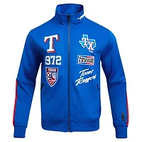 Pro Standard Texas Rangers Fast Lane Full-Zip Track Jacket